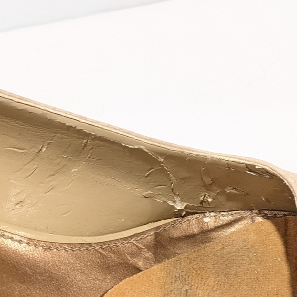 𝅺etienne Aigner cream pointy toe heels sz 7.5 - Picture 12 of 16